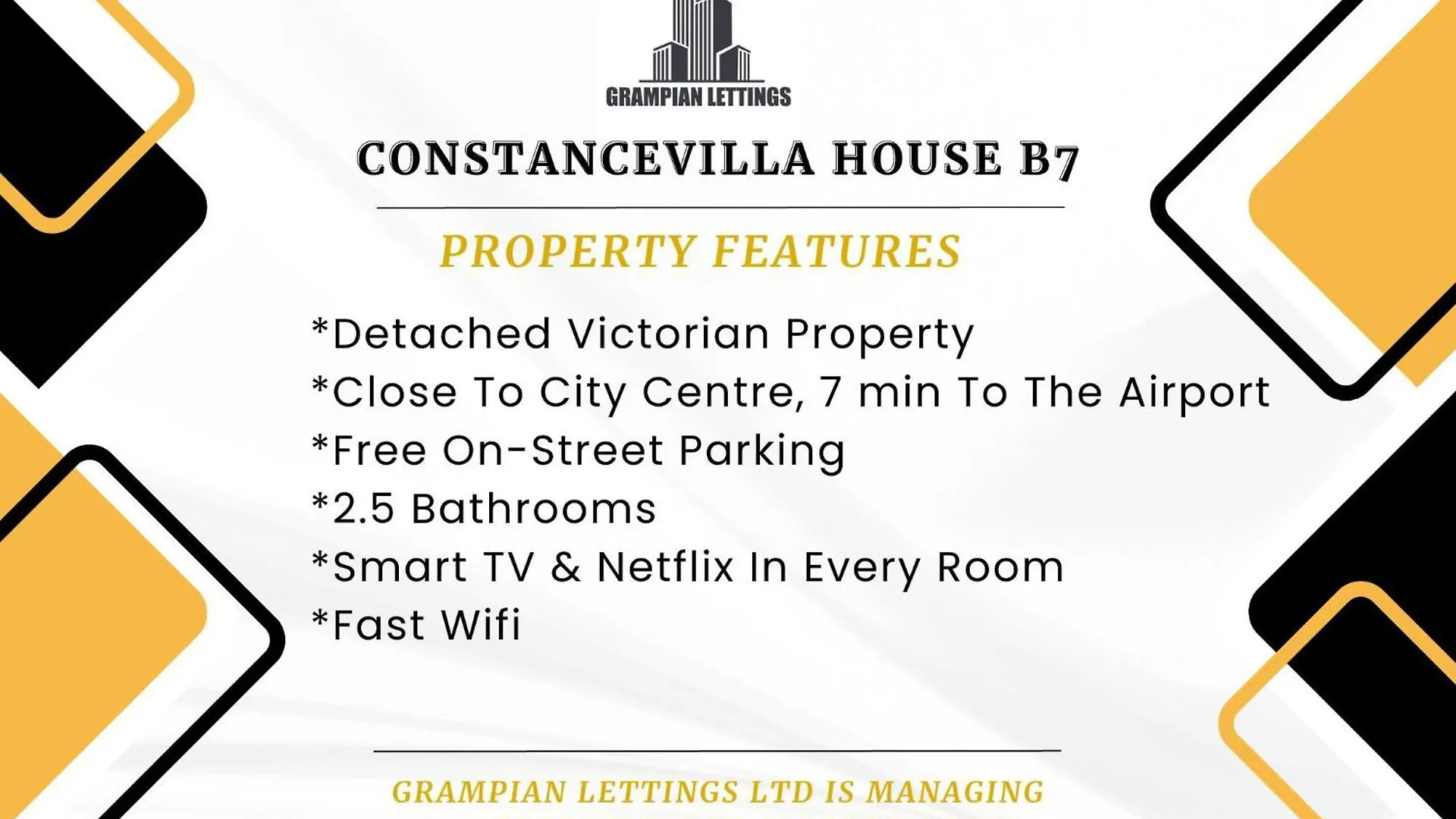 Constancevilla B7 - Grampian Lettings Ltd 阿伯丁 0*,